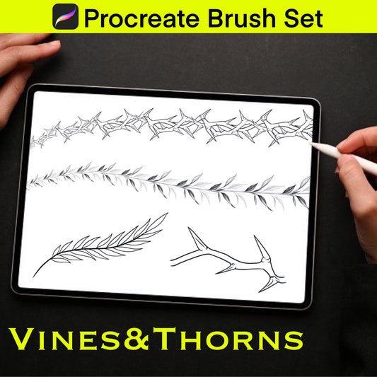 Vines & Thorns Procreate Brush Set
